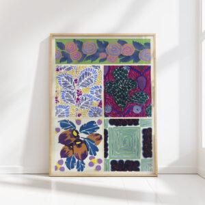 floral designs new colors pl15 1925 emile allain seguy high quality print