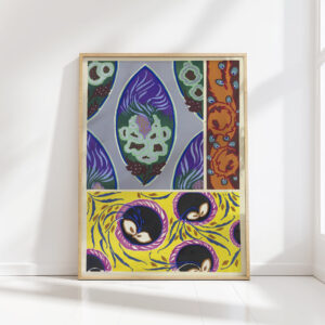 floral designs new colors pl16 1925 emile allain seguy high quality print