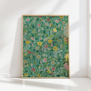 floral elegance garden delights art print