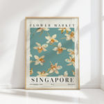 floral exhibition art print singapore flower market