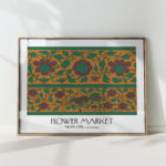 floral fauna artwork print exotic home decor