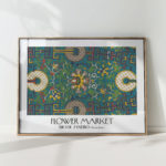 floral rio de janeiro art print for wall decor