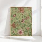 floral vine ornate artwork print for home decor