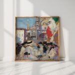 florians cafe venice 2 1910 francis campbell boileau cadell high quality print