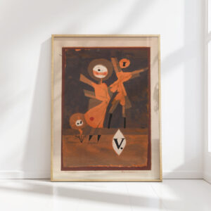 flower family v 1922 paul klee high quality print