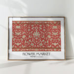 flower market decorative floral art print
