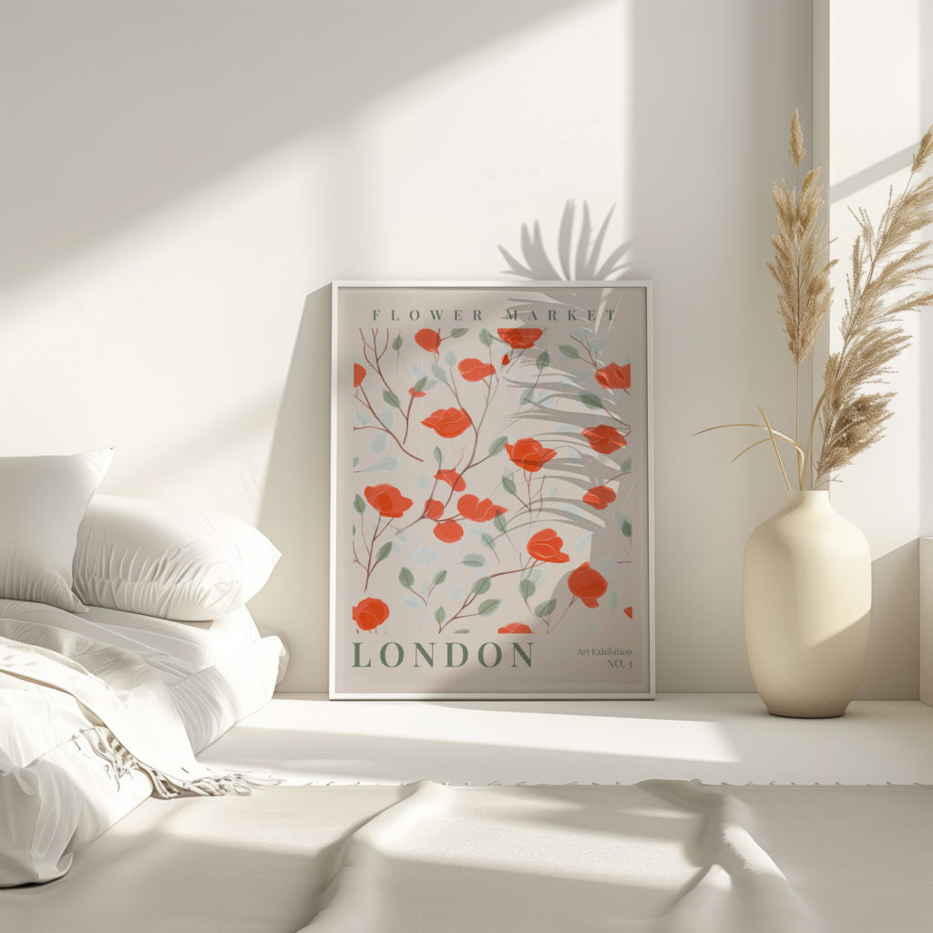 flower market london 3x4 4 mockup