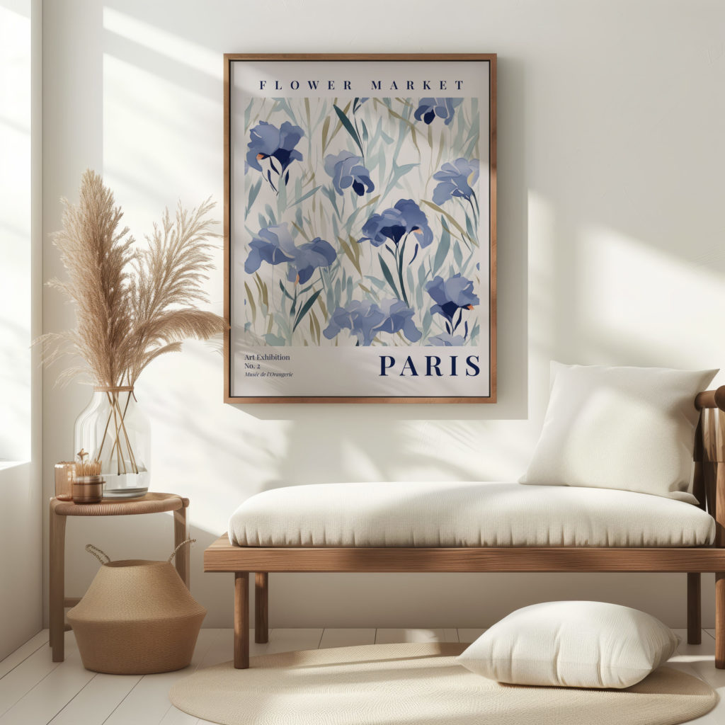 flower market paris 3x4 5 mockup