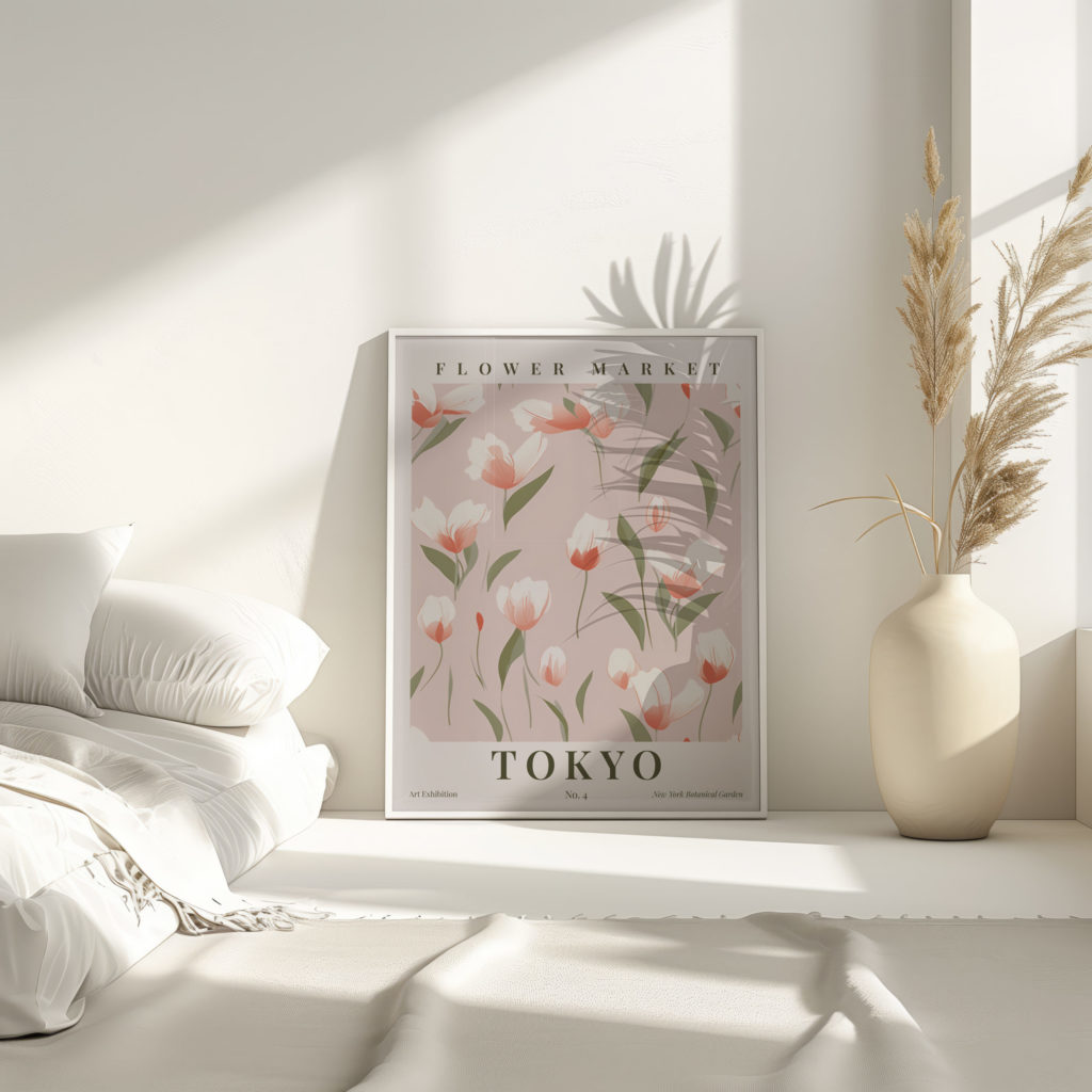 flower market tokyo 3x4 4 mockup
