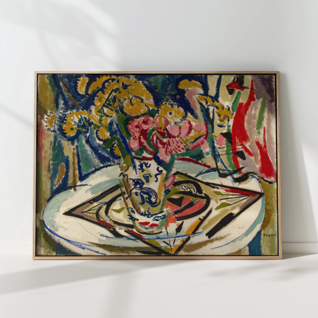 flowers 1915 henry lyman sayen high quality print