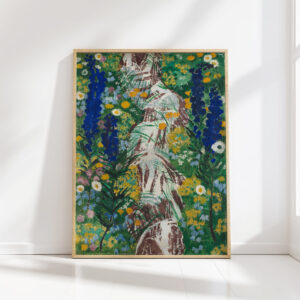 flowers by the stream 1922 august babberger high quality print