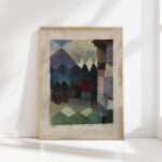 foehn clouds in marc garden 1915 paul klee high quality print