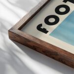 football mid century print bold geometric design 3