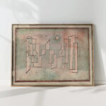 foundation 1922 paul klee high quality print