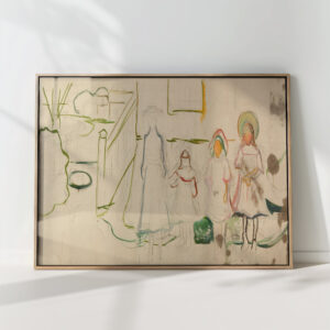 four girls in asgardstrand 1922 edvard munch high quality print