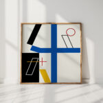 four spaces with a broken cross 2017 myriam thyes high quality print