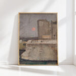 fragment of a city in fog 1911 tadeusz makowski high quality print