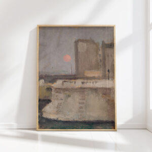 fragment of a city in fog 1911 tadeusz makowski high quality print