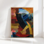 fragments of a figure on a set of planes 1928 otto freundlich high quality print