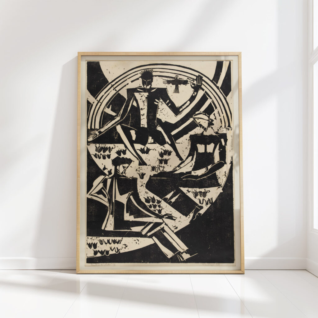 friends in nature iii 1920 august babberger high quality print