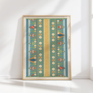 frieze of the ceiling of the tomb of nesi pa noferher no 68 1911 gustave jequier high quality print