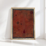 fruits on red 1930 paul klee high quality print