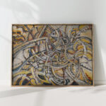 futurist composition 1914 jules schmalzigaug high quality print