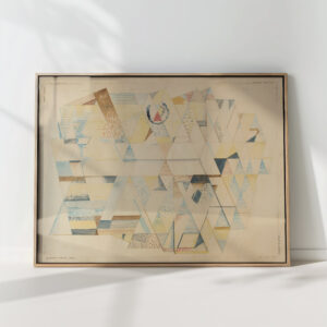 futurist garden 1937 benjamin f berlin high quality print