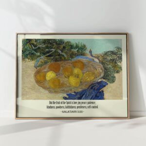 galatians 522 bible verse christian print fruit of the spirit biblical quote