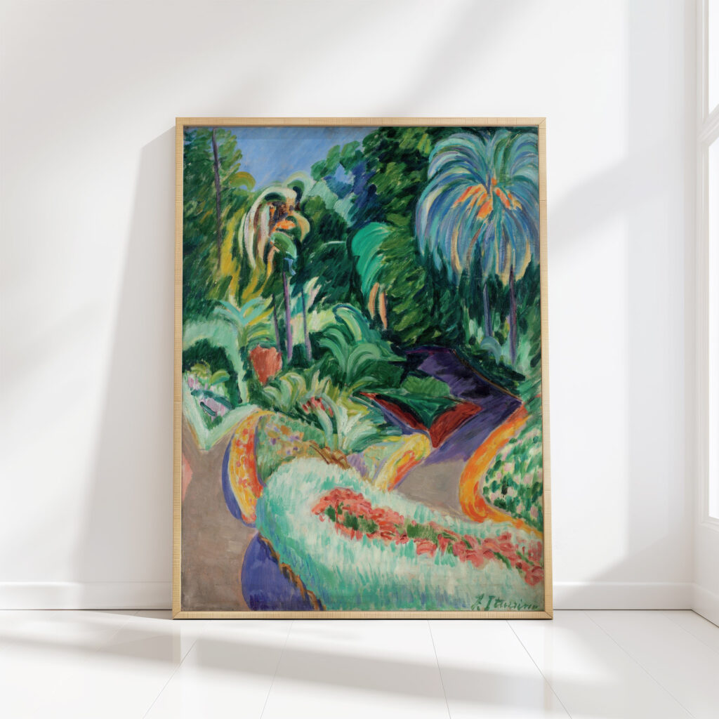 garden 1913 1919 francisco iturrino high quality print