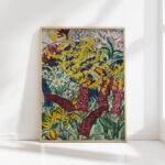 garden flowers i 1918 august babberger high quality print garden flowers i 1918 august babberger high quality print