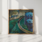 gas tank and suburban train 1914 ernst ludwig kirchner high quality print