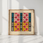 geometric design for printed textile i 1800 1818 unknown