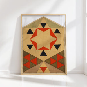 geometric study student work 1903 egon schiele high quality print