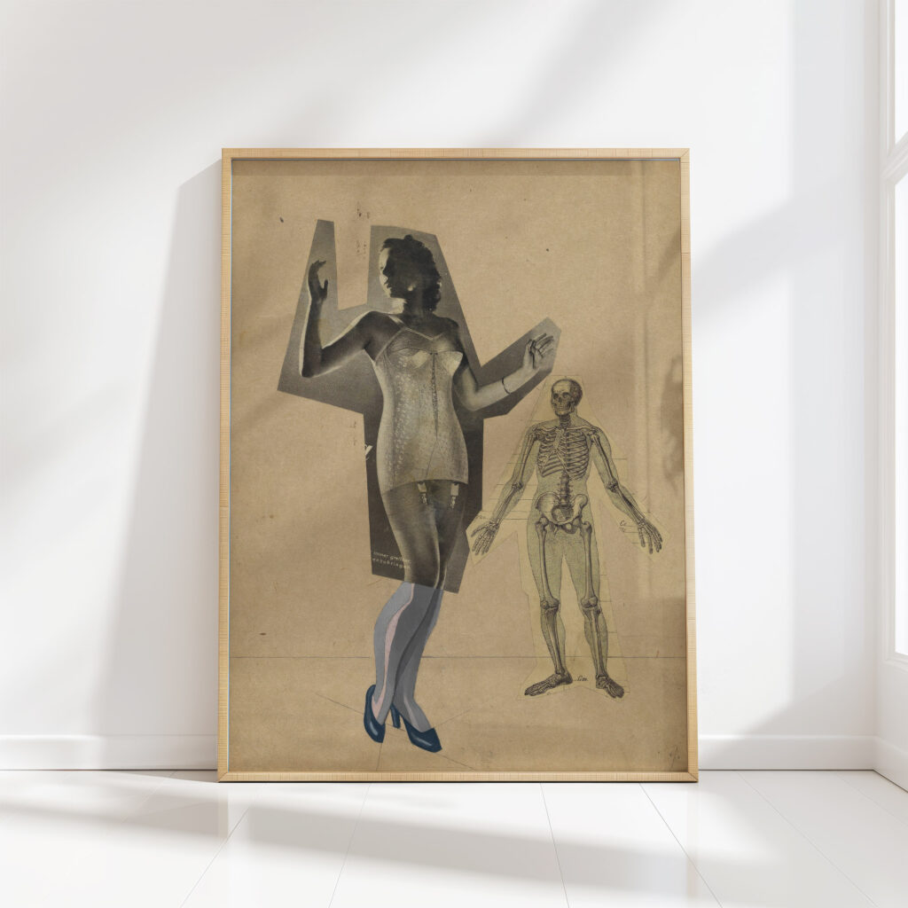 girl and death around 1941 karl wiener high quality print