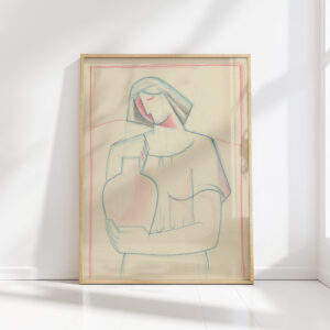 girl with a jug 1932 1936 mikulas galanda high quality print