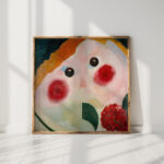 girl with buttercups 1914 theo van doesburg high quality print