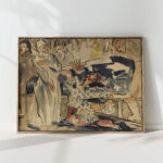 gloucester and princess anne scene from shakespeare richard iii ernst josephson high quality print