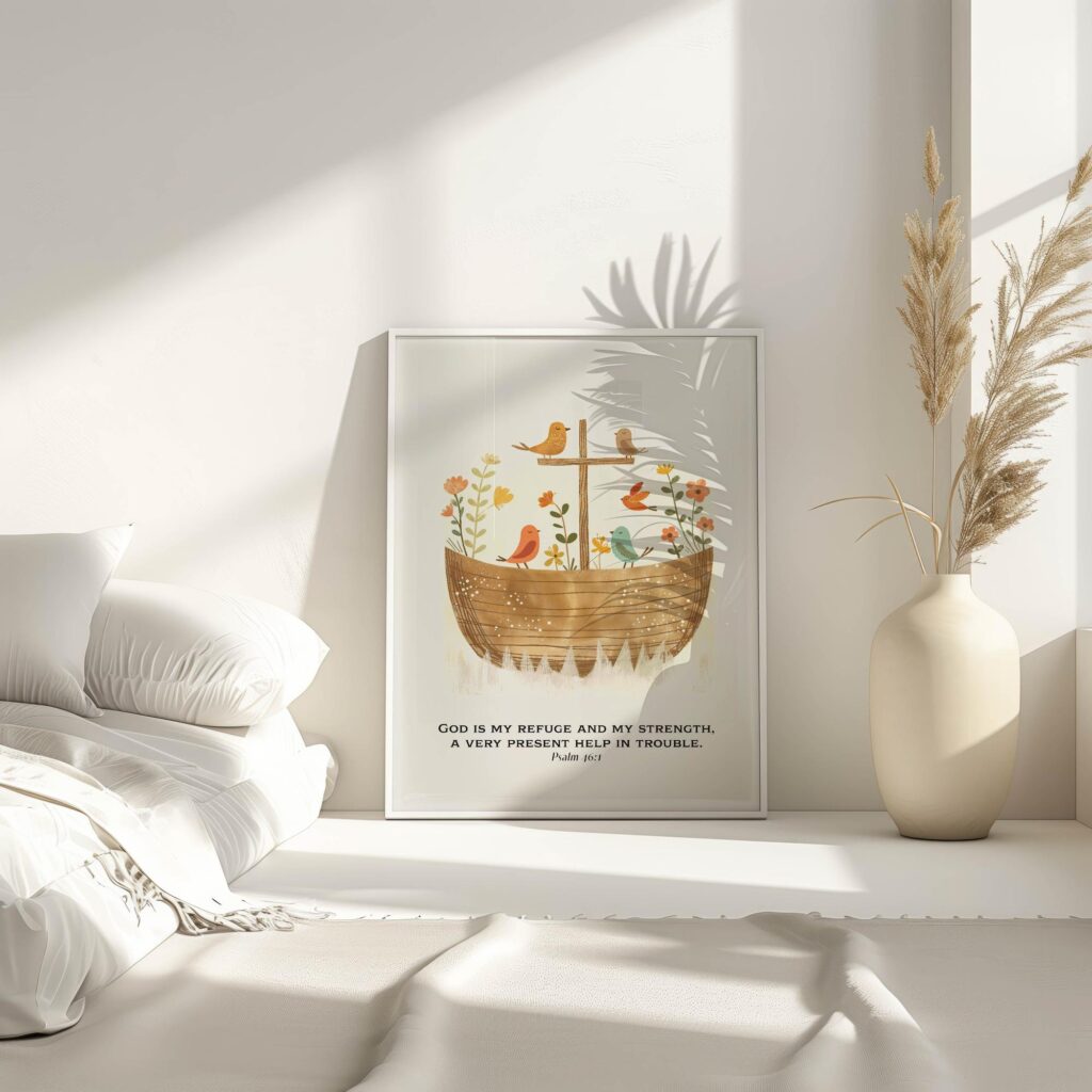god is our refuge psalm 46 1 4 mockup