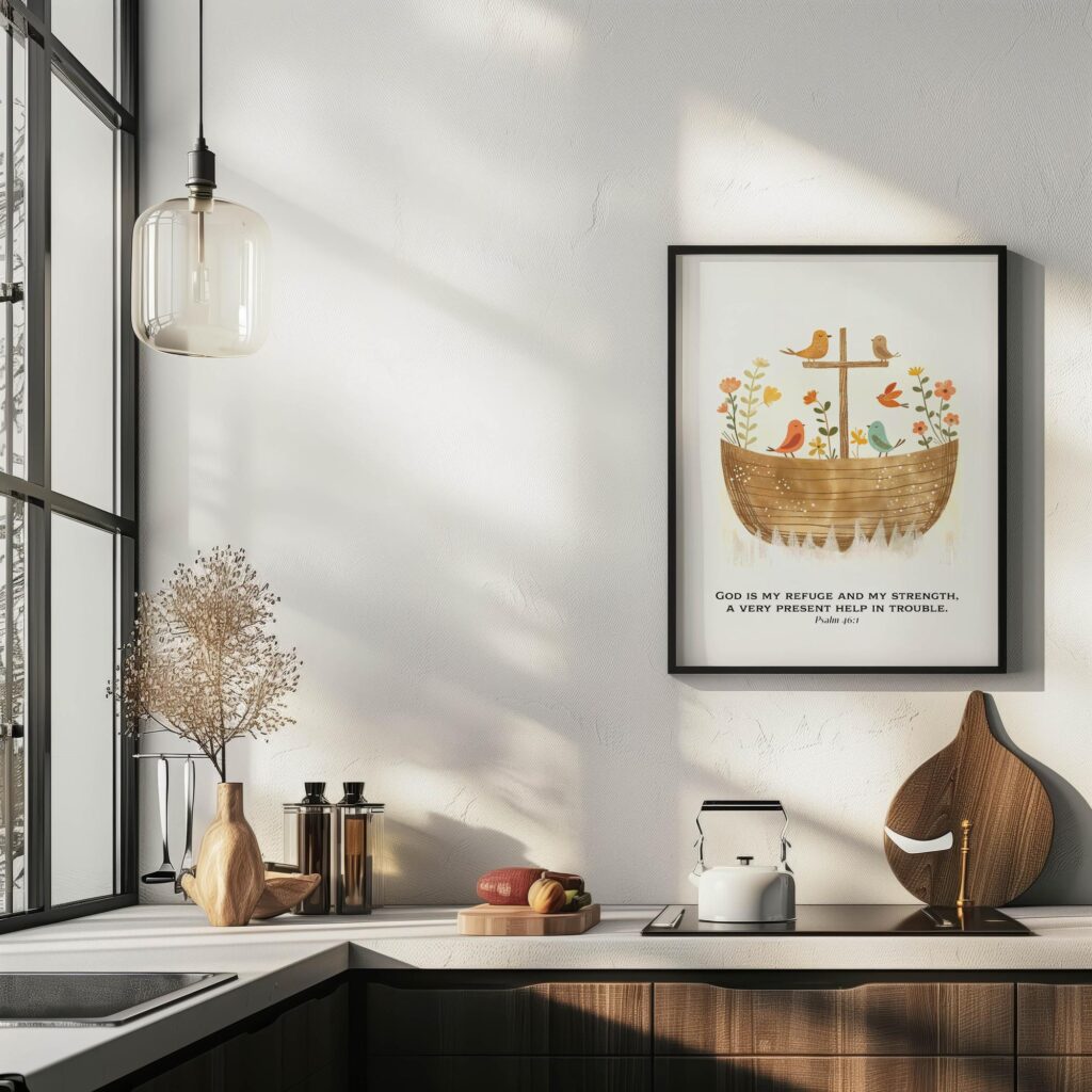 god is our refuge psalm 46 1 6 mockup