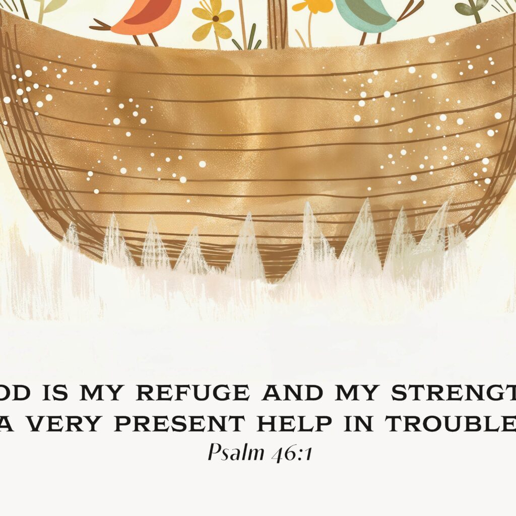 god is our refuge psalm 46 1 8 mockup