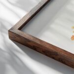 god is our refuge psalm 46 1 close up dark wood mockup