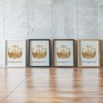 god is our refuge psalm 46 1 framed posters mockup