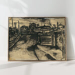 gorky embankment in kosice konstantin bauer high quality print