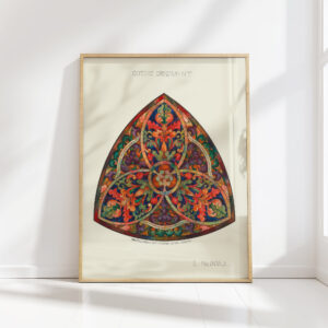 gothic ornament ca 1900 elizabeth a nedwill high quality print