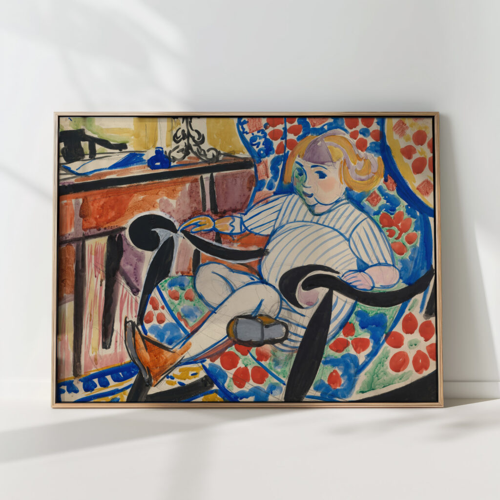 gouache ca 1916 henry lyman sayen high quality print