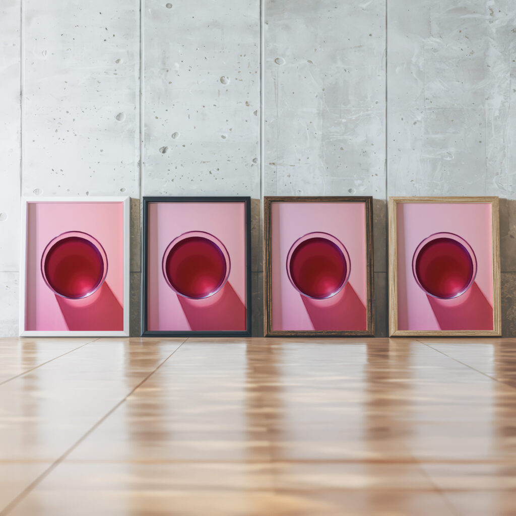 grape juice 3x4 300ppi framed posters mockup