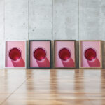 grape juice 3x4 300ppi framed posters mockup