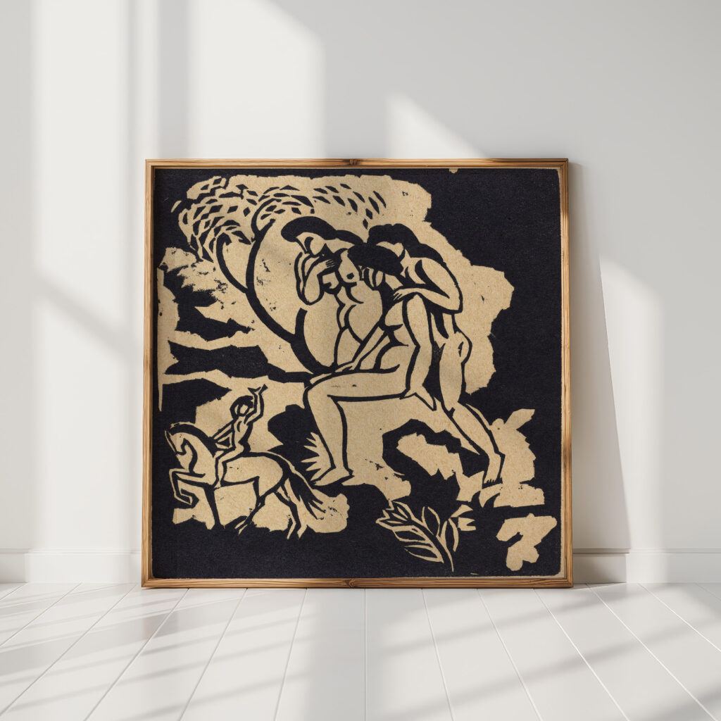 greeting august macke high quality print