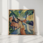 greeting lake thun 1913 august macke high quality print